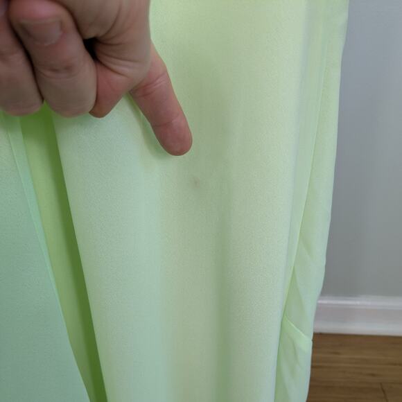 Vintage Morgan Co Prom Dress Maxi Gown 6 Green Fairy Princess 90s Y2K Glam - Picture 14 of 15